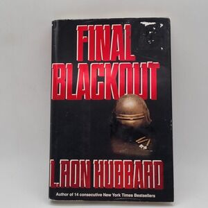 L. Ron Hubbard Final Blackout Hardcover 1988 Printing Sci-Fi Novel Good